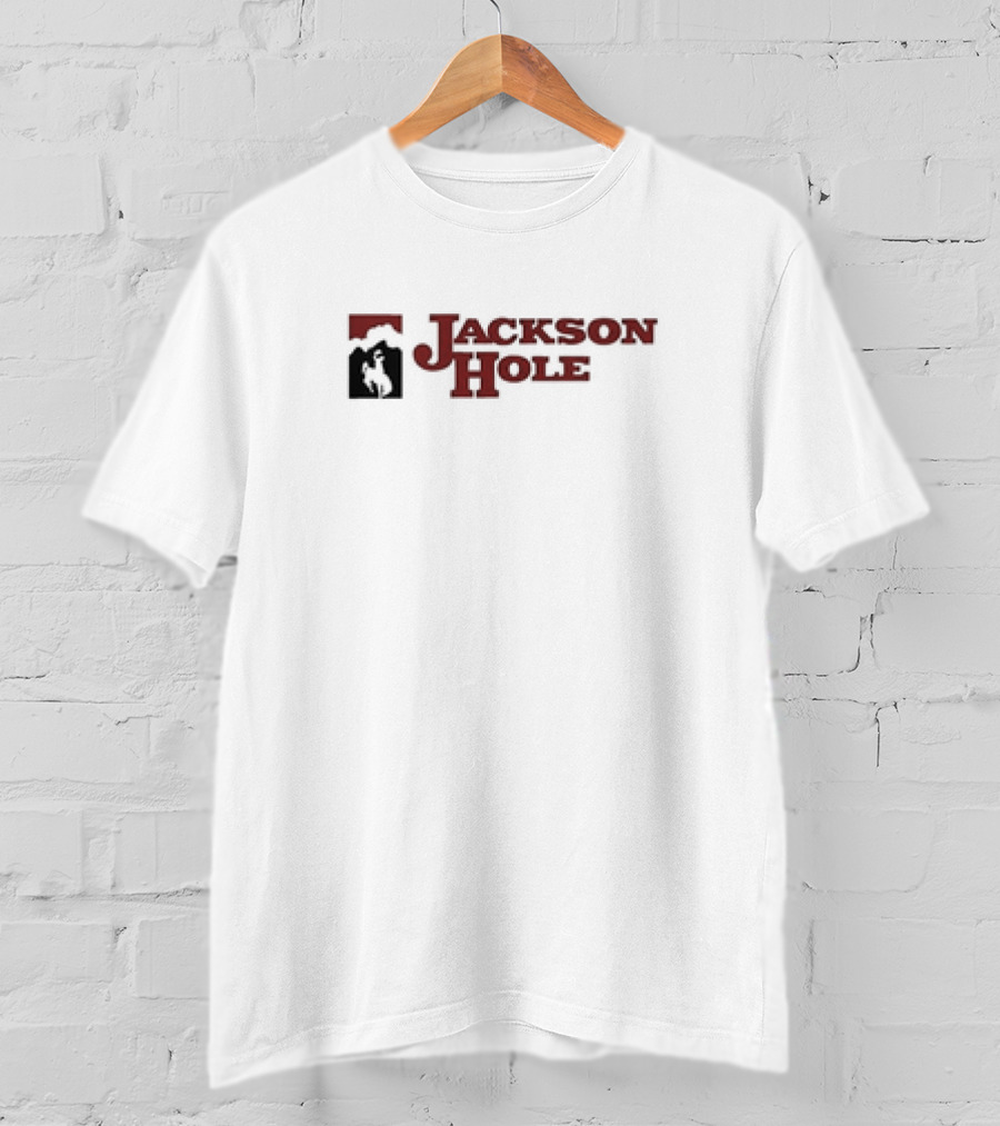 Jackson Hole Ski Resort Retro Style Cowboy T-Shirt