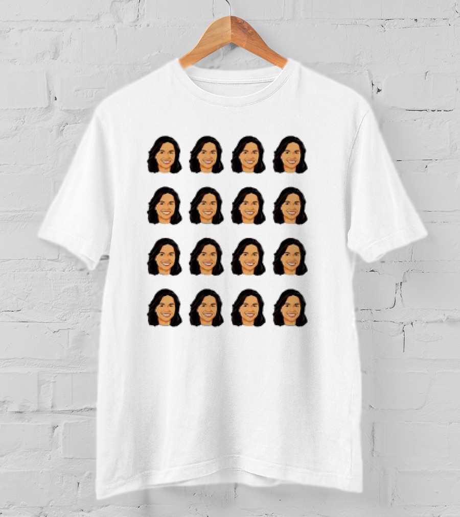 Tulsi Gabbard 16 Identical Smiling Faces T-Shirt