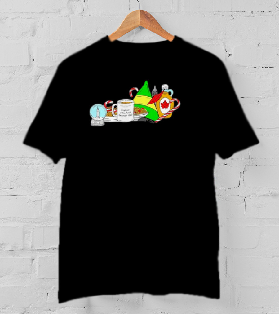 Elf-Tucky Kentucky Christmas Engulfed In Maple Syrup And Candy Canes T-Shirt