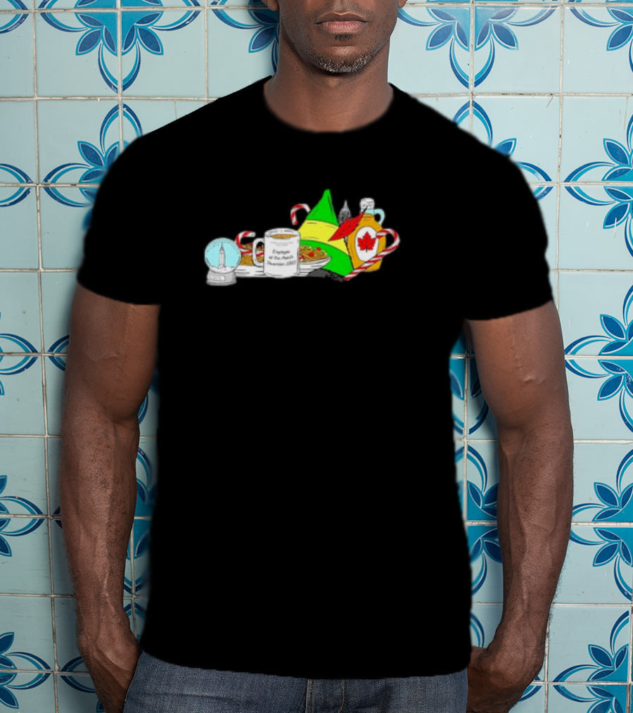 Elf-Tucky Kentucky Christmas Engulfed In Maple Syrup And Candy Canes T-Shirt