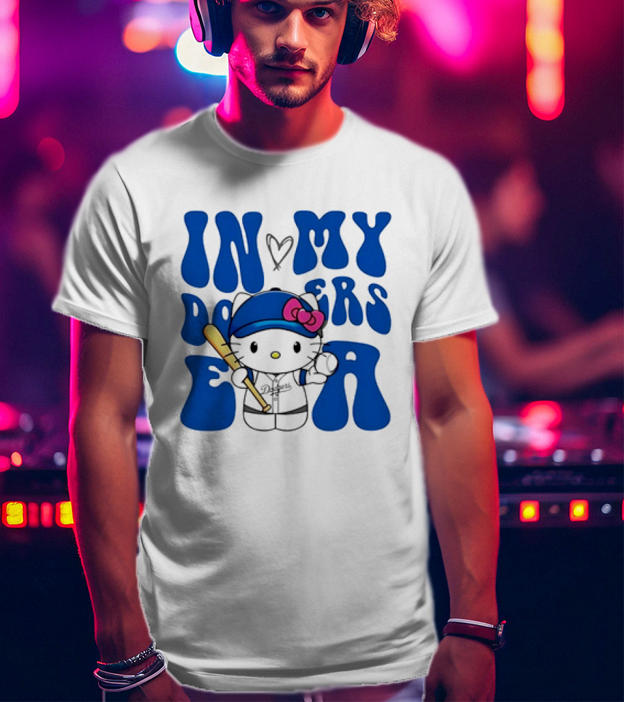 Hello Kitty Los Angeles Dodgers In My Dodgers Era T-Shirt