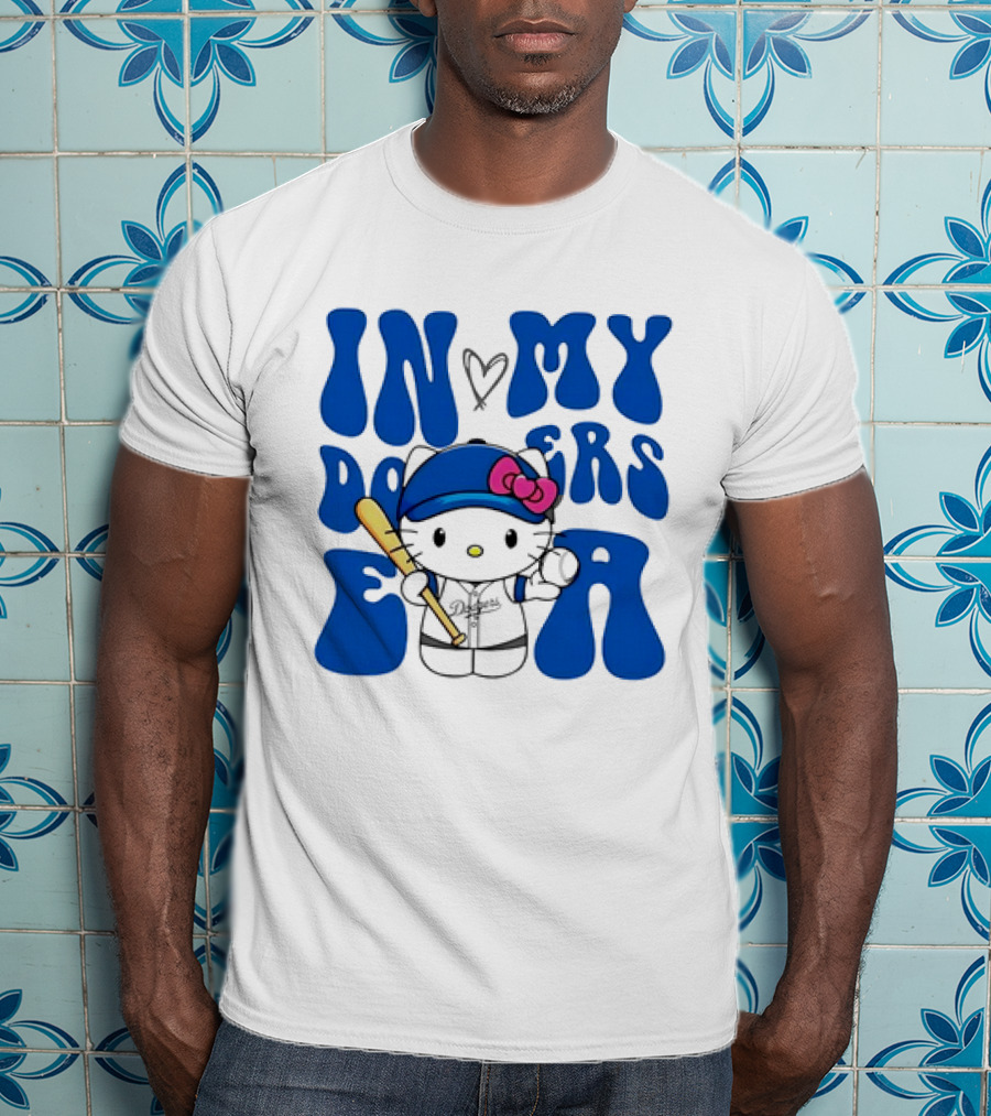 Hello Kitty Los Angeles Dodgers In My Dodgers Era T-Shirt