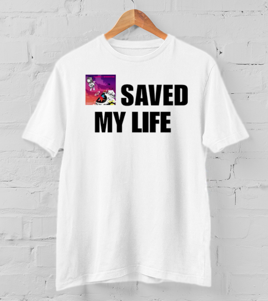 Kanye West Graduation Album Cover Art Saved My Life T-Shirt