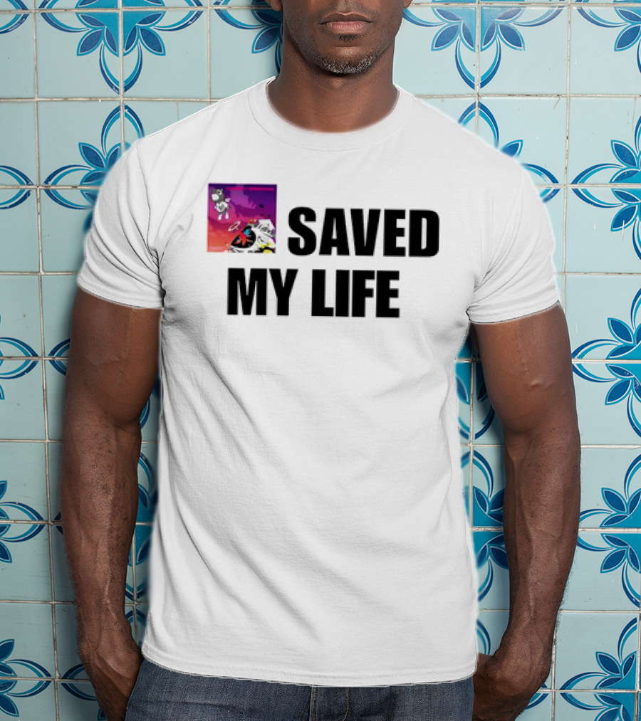 Kanye West Graduation Album Cover Art Saved My Life T-Shirt