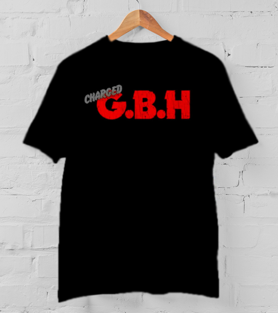 Charged GBH 1978 Classic Punk Band Retro T-Shirt