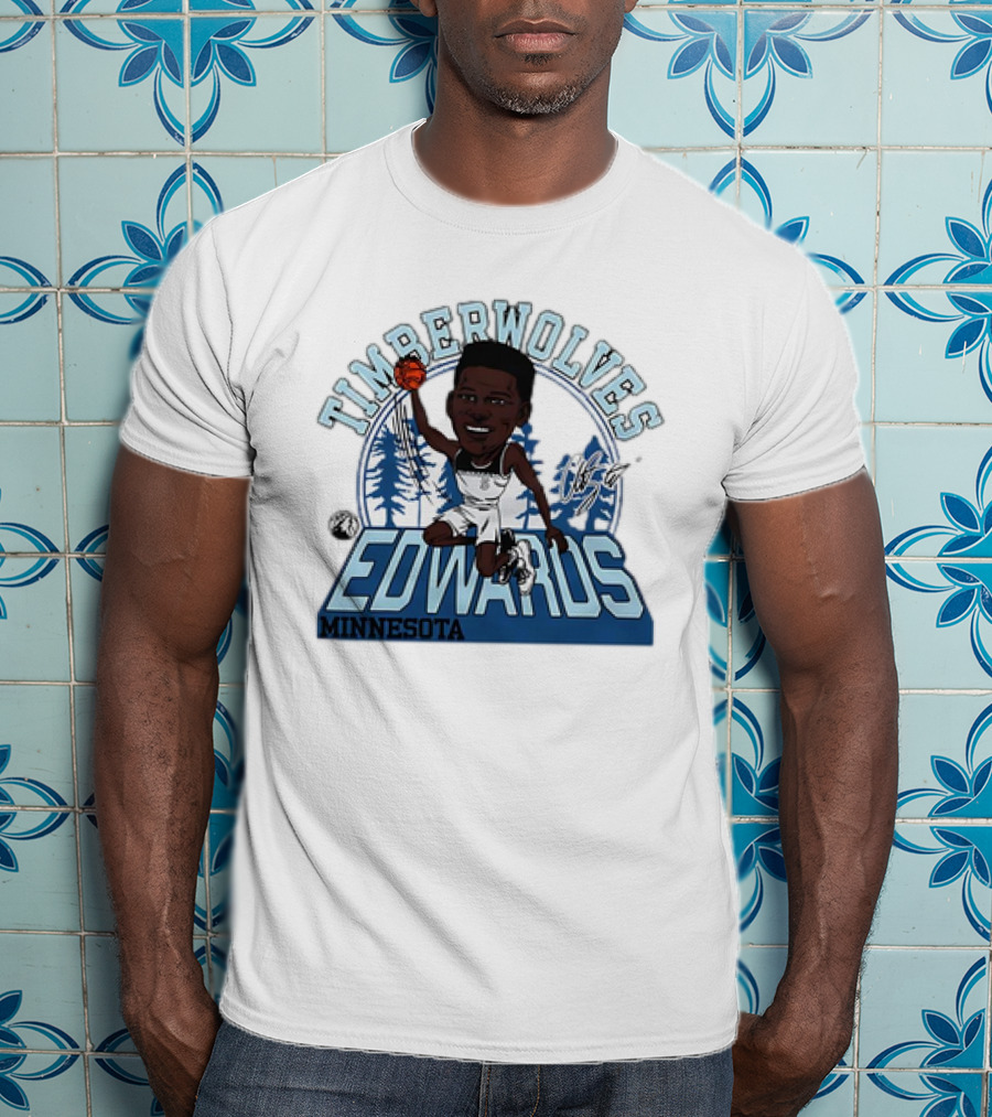 TIMBERWOLVES EDWARDS MINNESOTA T-Shirt