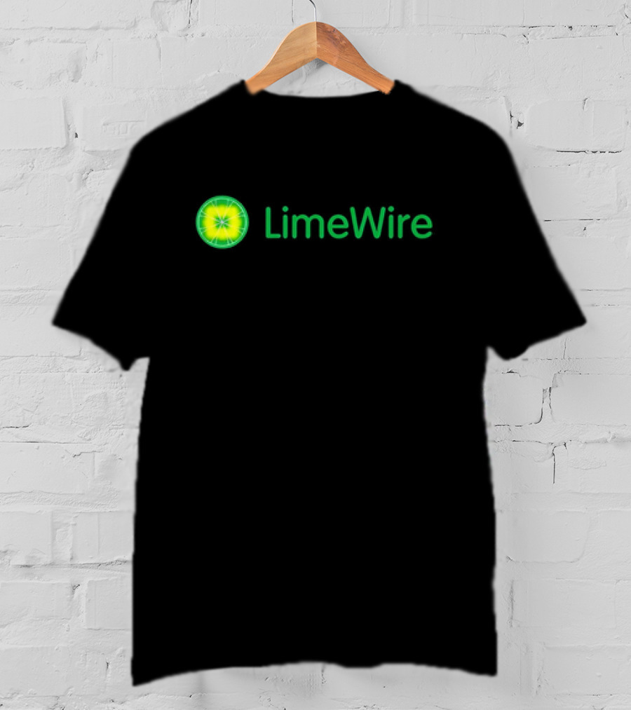 LimeWire Classic Logo Lime Design Vintage Nostalgia T-Shirt