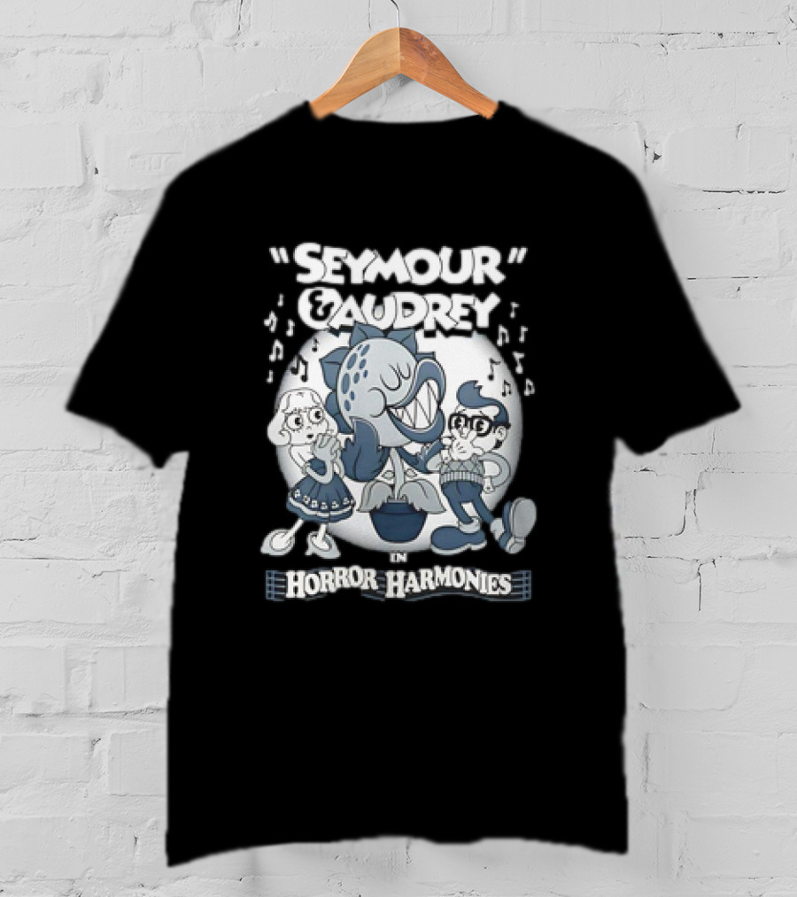 Seymour And Audrey In Horror Harmonies Little Shop Of Horrors X Merrie Melodies T-Shirt