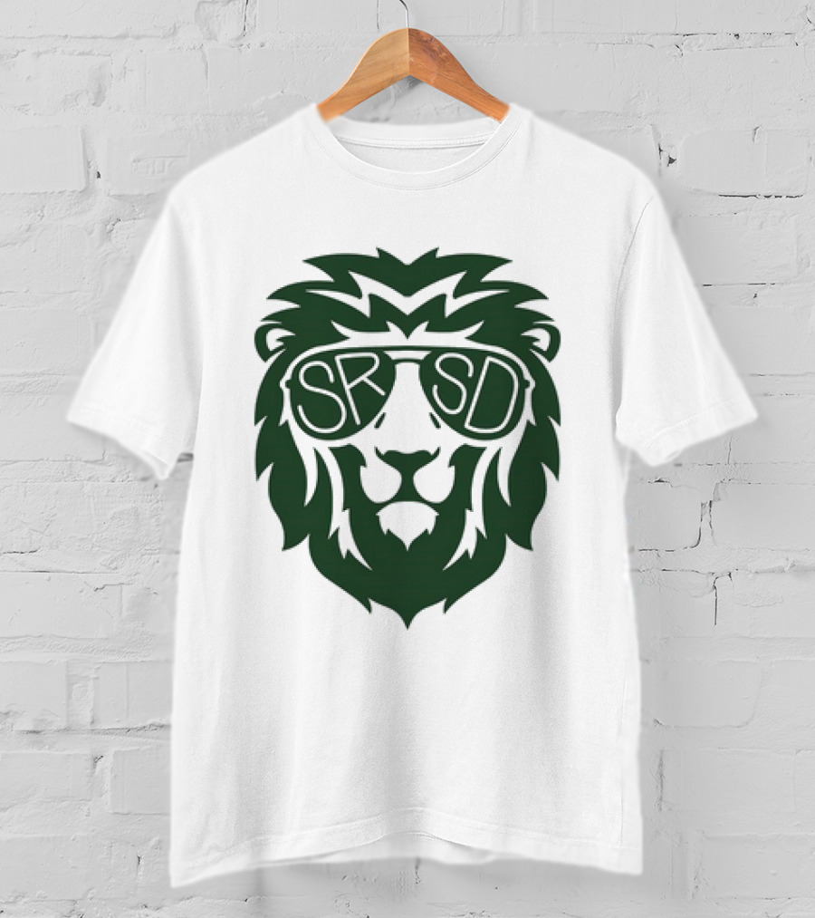 SRSD St. Rita Lion Mascot In Sunglasses T-Shirt
