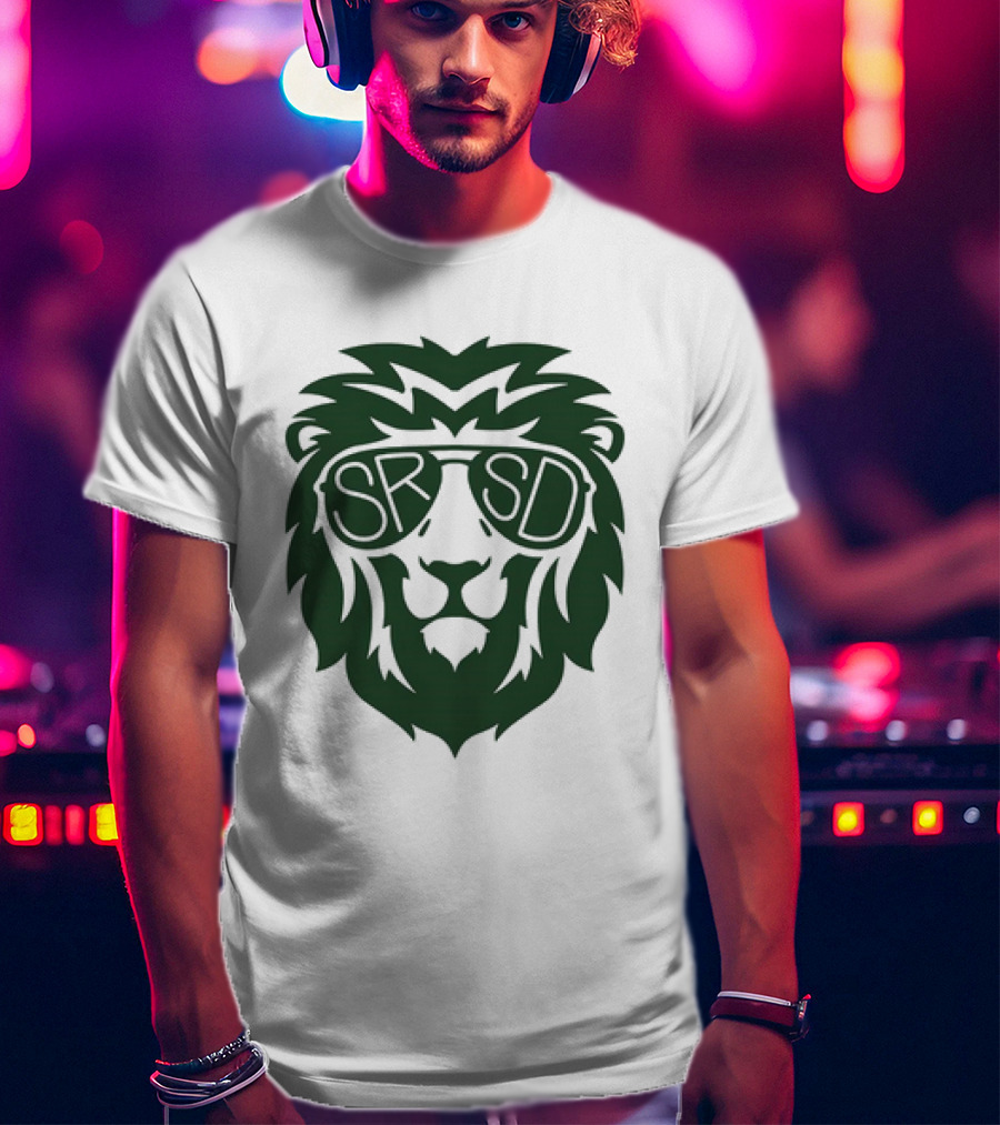 SRSD St. Rita Lion Mascot In Sunglasses T-Shirt