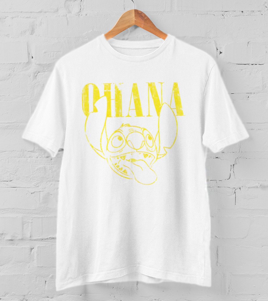 Ohana Stitch Nirvana Collaboration T-Shirt