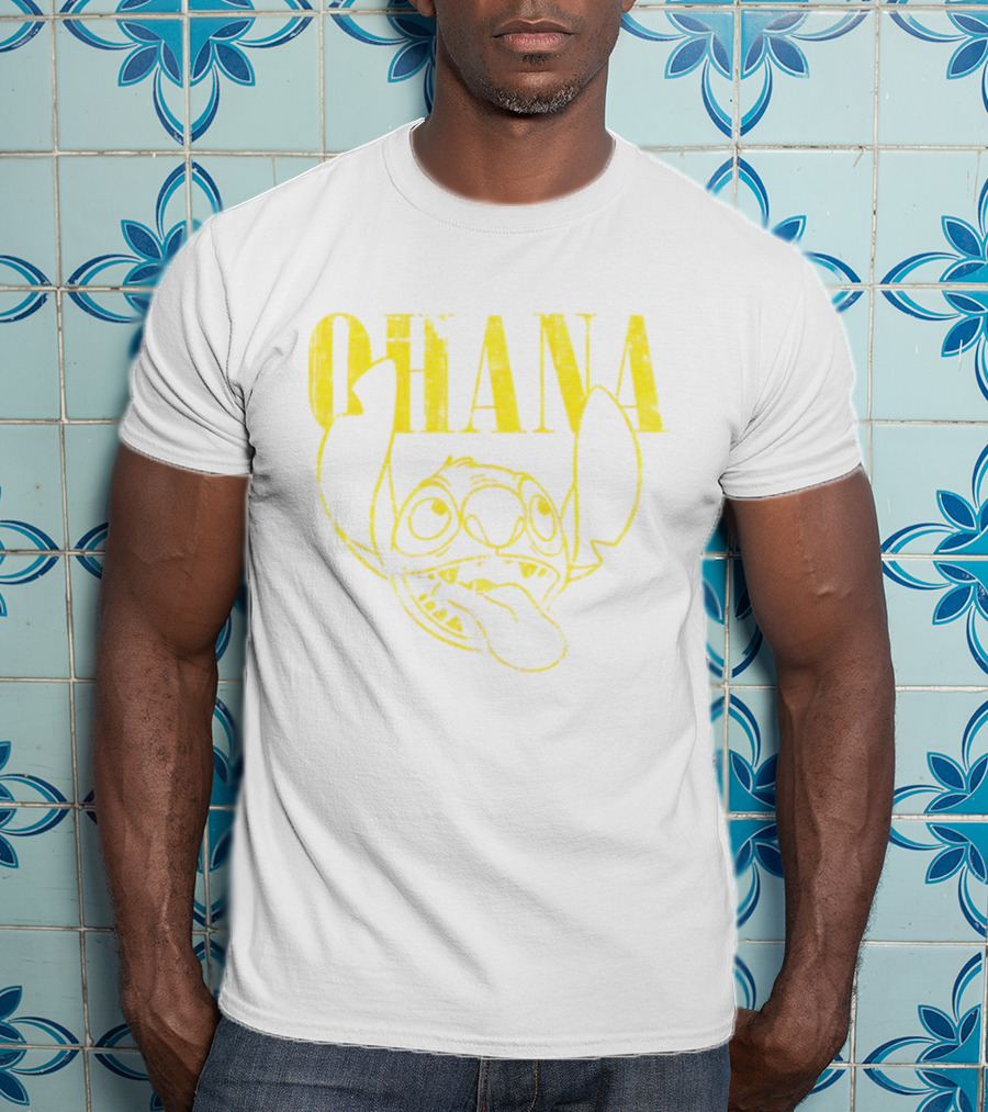 Ohana Stitch Nirvana Collaboration T-Shirt