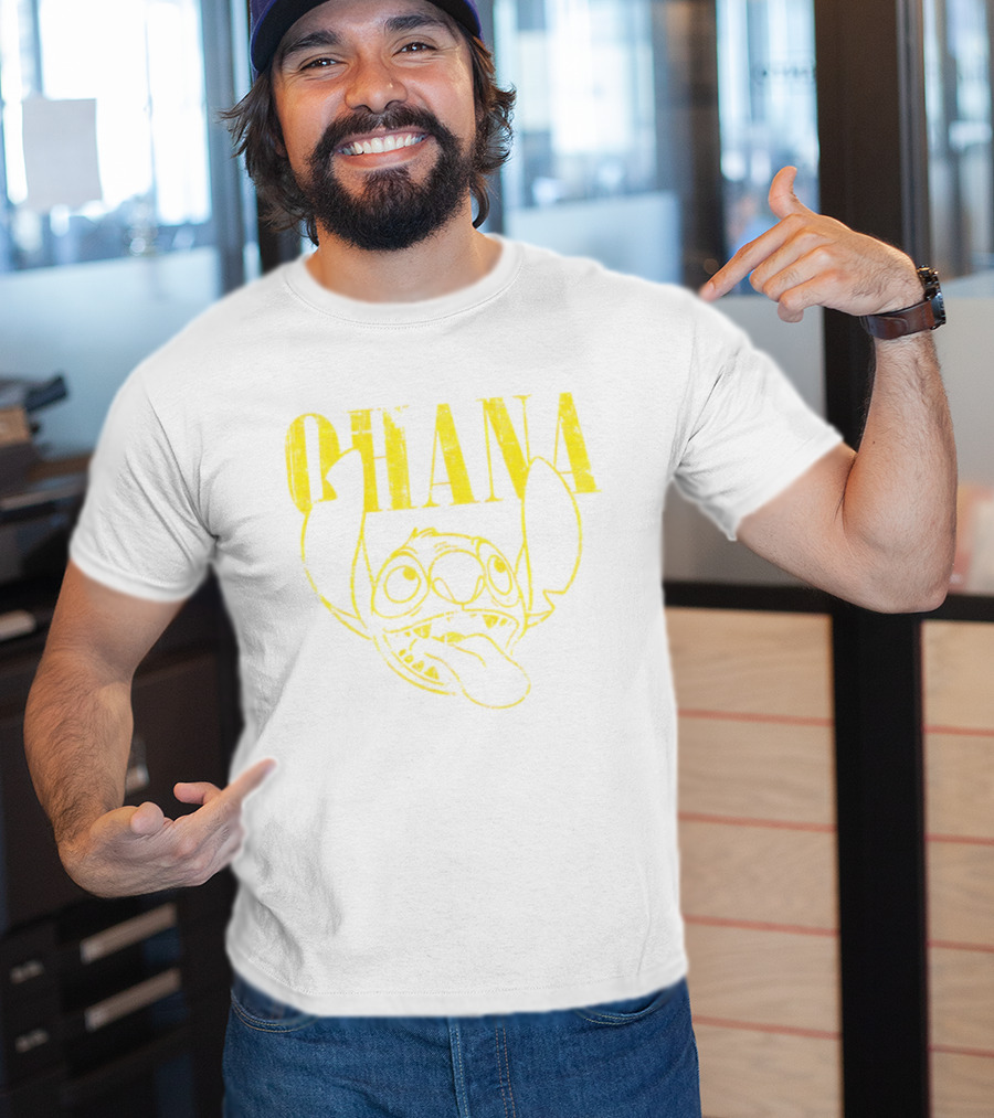 Ohana Stitch Nirvana Collaboration T-Shirt