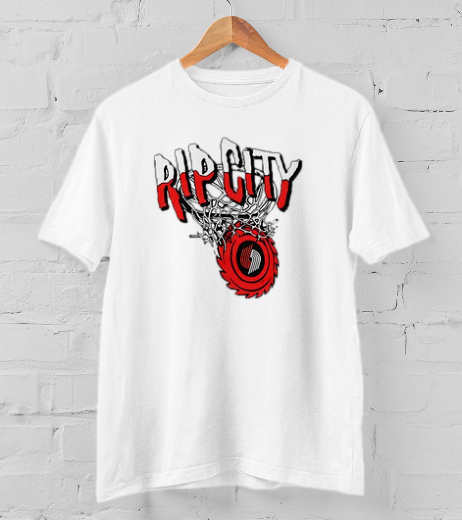 Rip City Portland Trail Blazers Basketball Netball T-Shirt