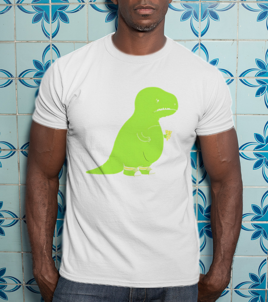 T-rex Struggles With An Ice Cream Cone Darn Silly Dinosaur Problem T-Shirt