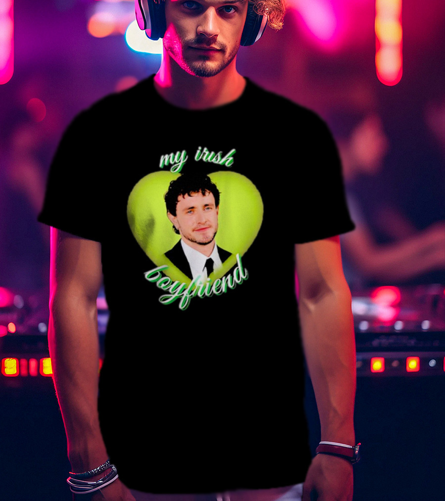 Paul Mescal My Irish Boyfriend Heart T-Shirt