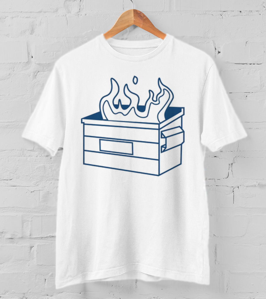 Burn It All Down Dumpster Fire T-Shirt