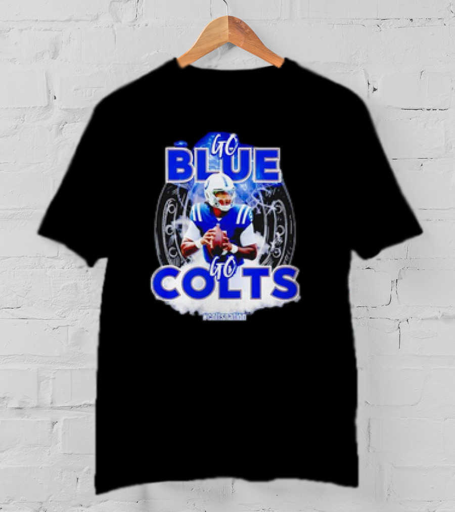 Anthony Richardson Indianapolis Colts NFL Go Blue Go Colts Football Fan T-Shirt