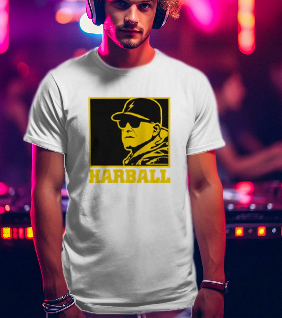 Chargers Harball NFL Royal Jim Harbaugh Los Angeles T-Shirt