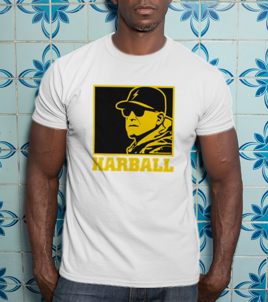Chargers Harball NFL Royal Jim Harbaugh Los Angeles T-Shirt