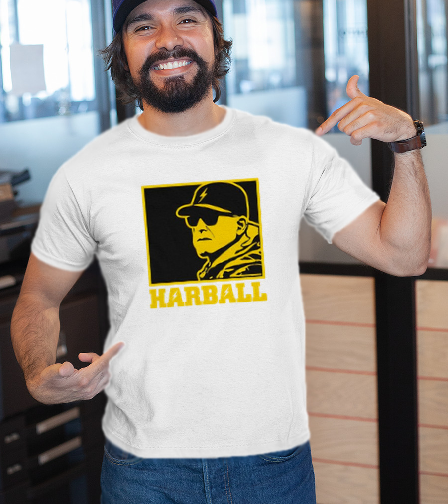 Chargers Harball NFL Royal Jim Harbaugh Los Angeles T-Shirt