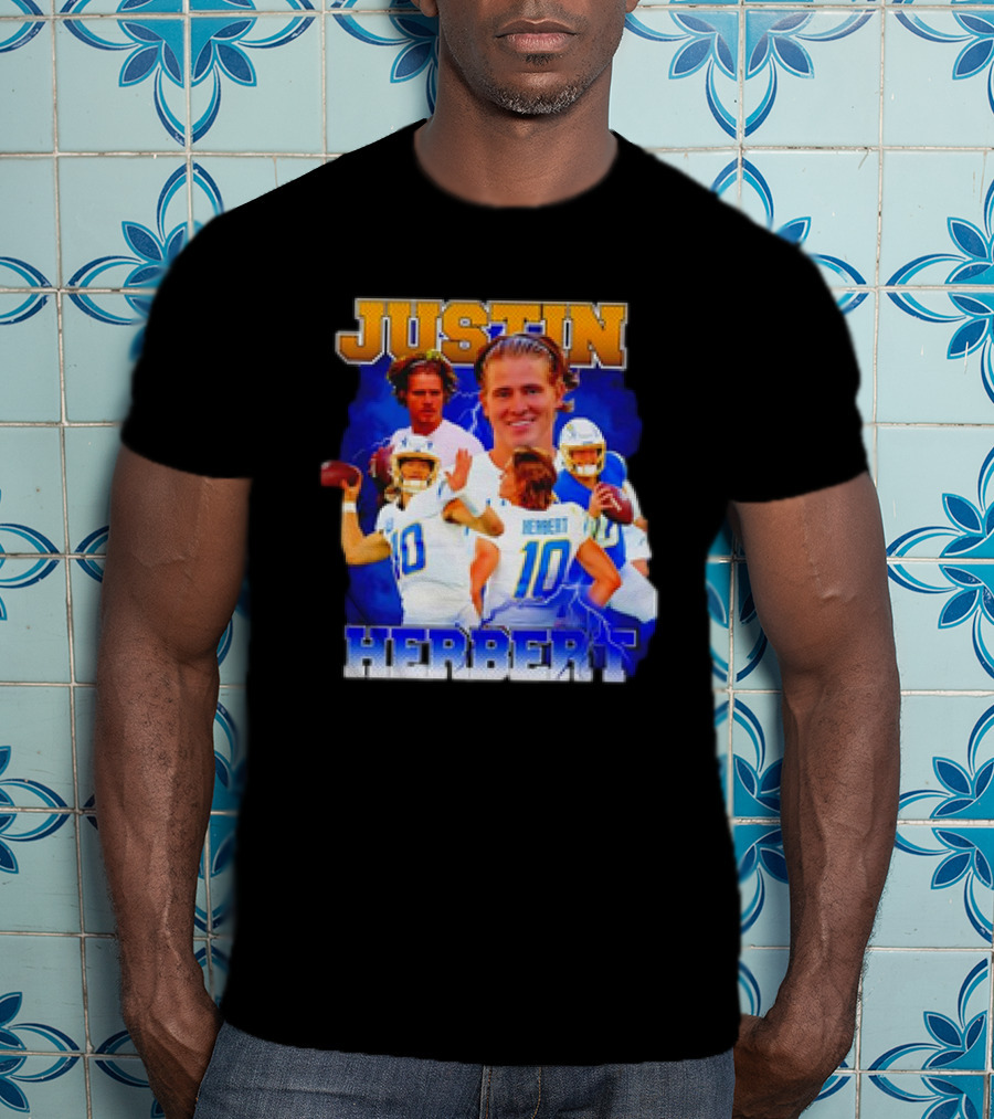 Justin Herbert Football Vintage T-Shirt