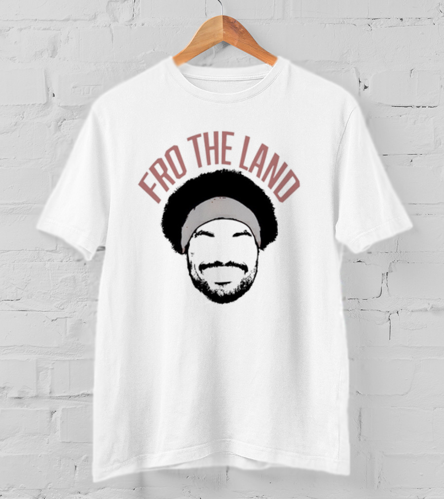 Donovan Mitchell Fro The Land Cleveland Cavaliers Afro Basketball T-Shirt