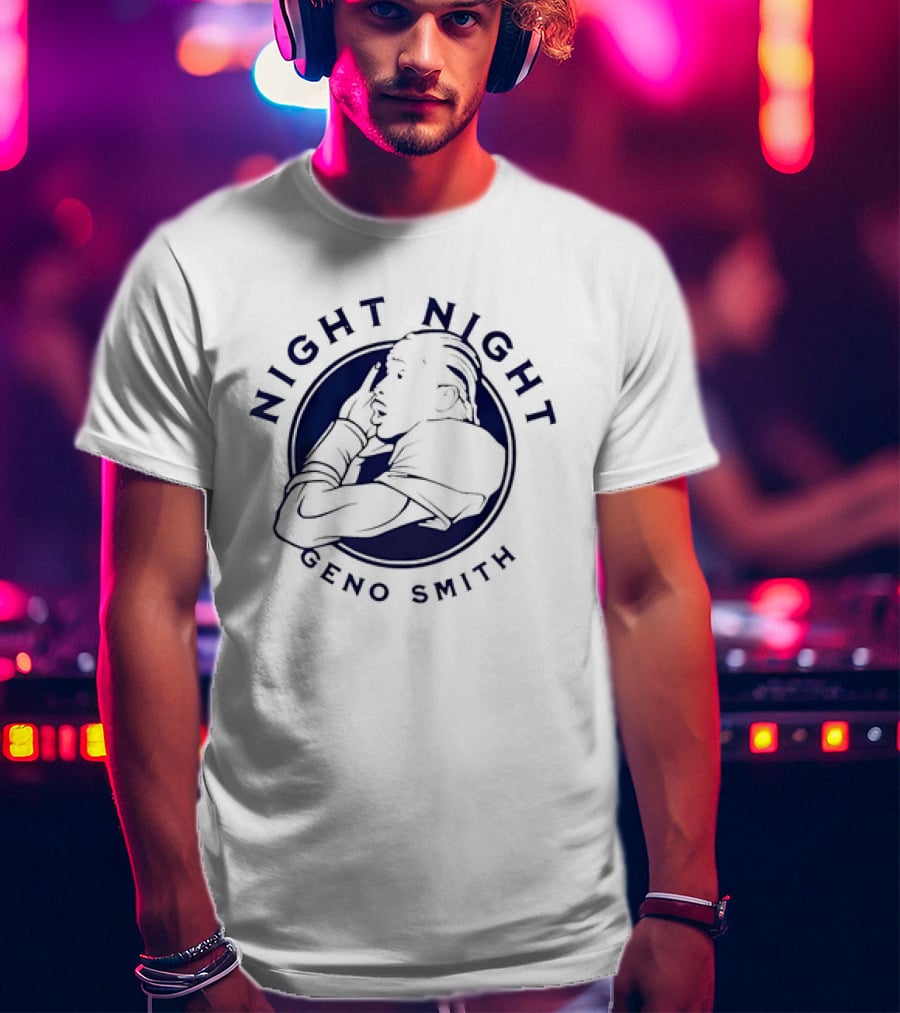 Geno Smith Night Night Seattle Seahawks Vintage T-Shirt