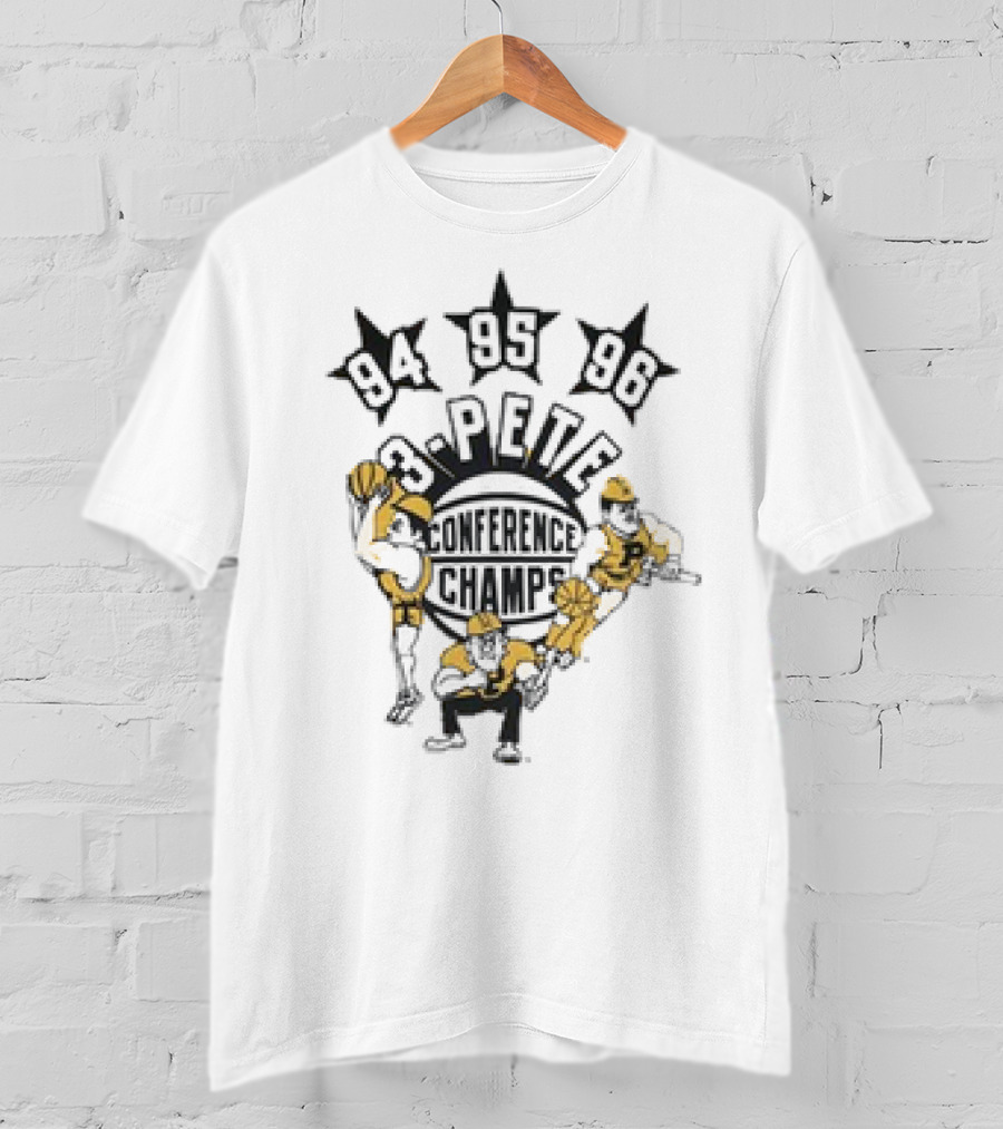 Purdue Basketball 3-Pete 94 95 96 Conference Champs Christmas Ornament Custom Name T-Shirt