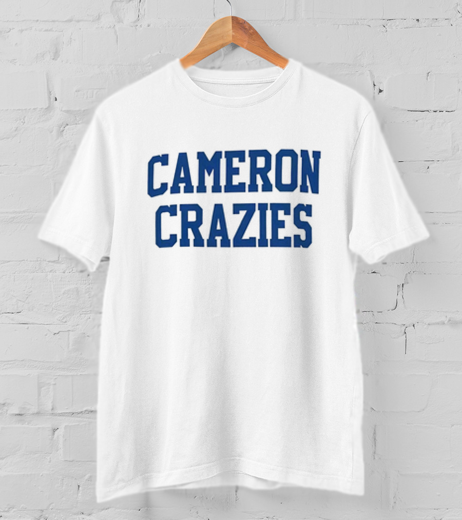 Cameron Crazies Duke Basketball Fan Spirit Enthusiasts Sports Team Supporters T-Shirt