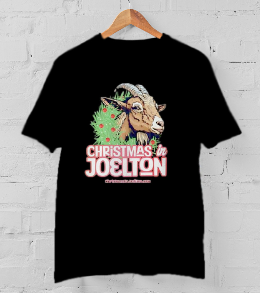 Christmas In Joelton Funny Goat Christmas T-Shirt