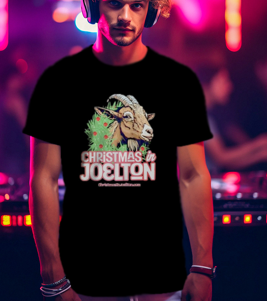 Christmas In Joelton Funny Goat Christmas T-Shirt