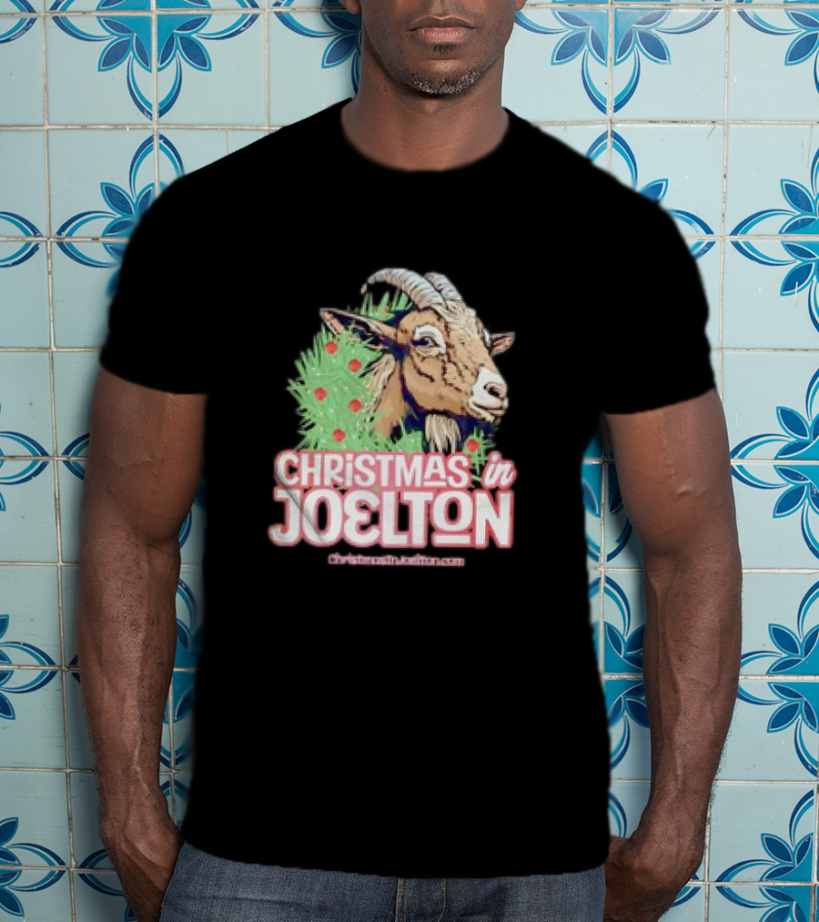 Christmas In Joelton Funny Goat Christmas T-Shirt