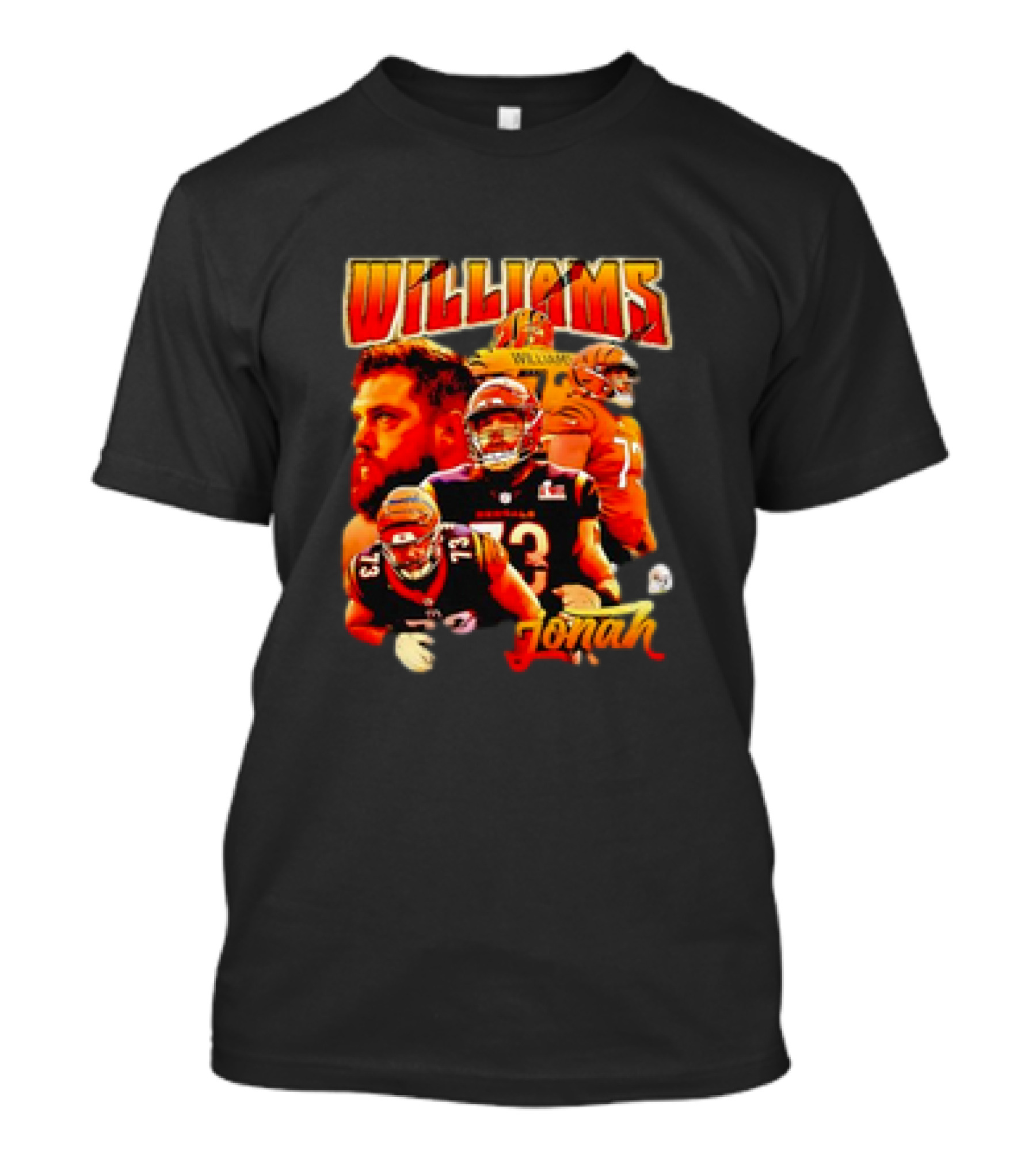 Williams Jonah Football Retro Bootleg Sports T-Shirt