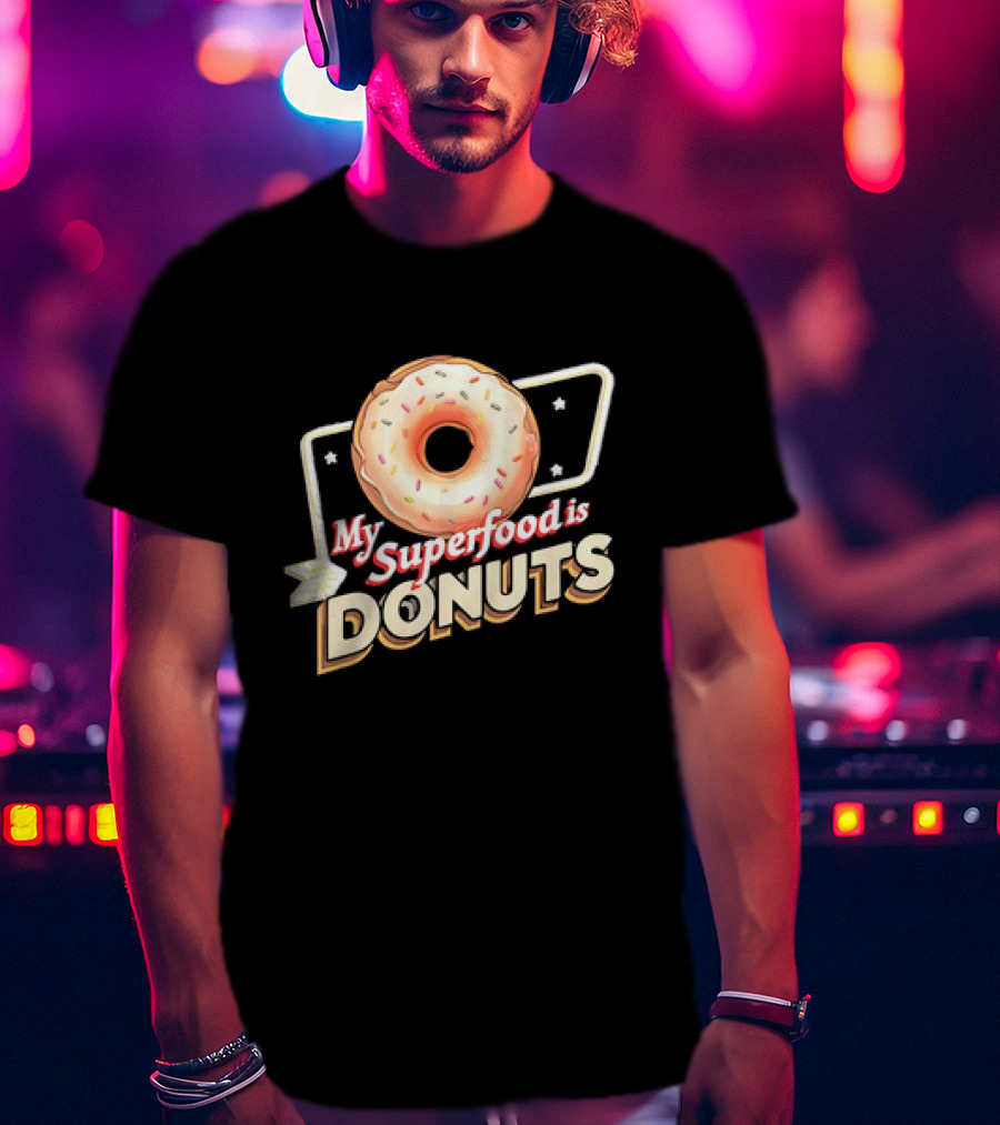 My Superfood Is Donuts Vintage T-Shirt