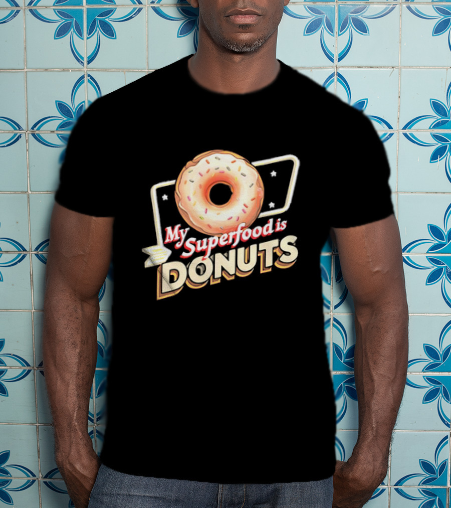 My Superfood Is Donuts Vintage T-Shirt