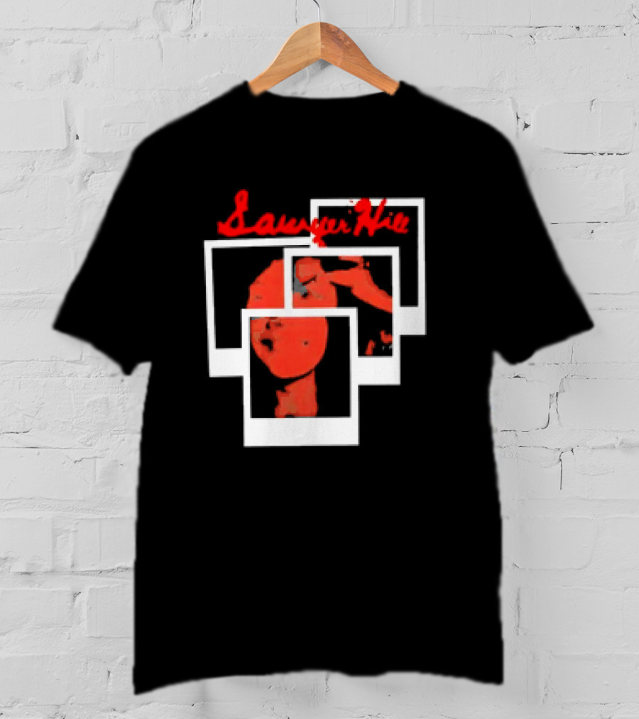 Sawyer Hill High On My Lows Retro Vintage Polaroid Aesthetic T-Shirt