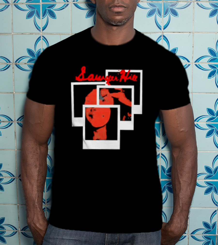 Sawyer Hill High On My Lows Retro Vintage Polaroid Aesthetic T-Shirt