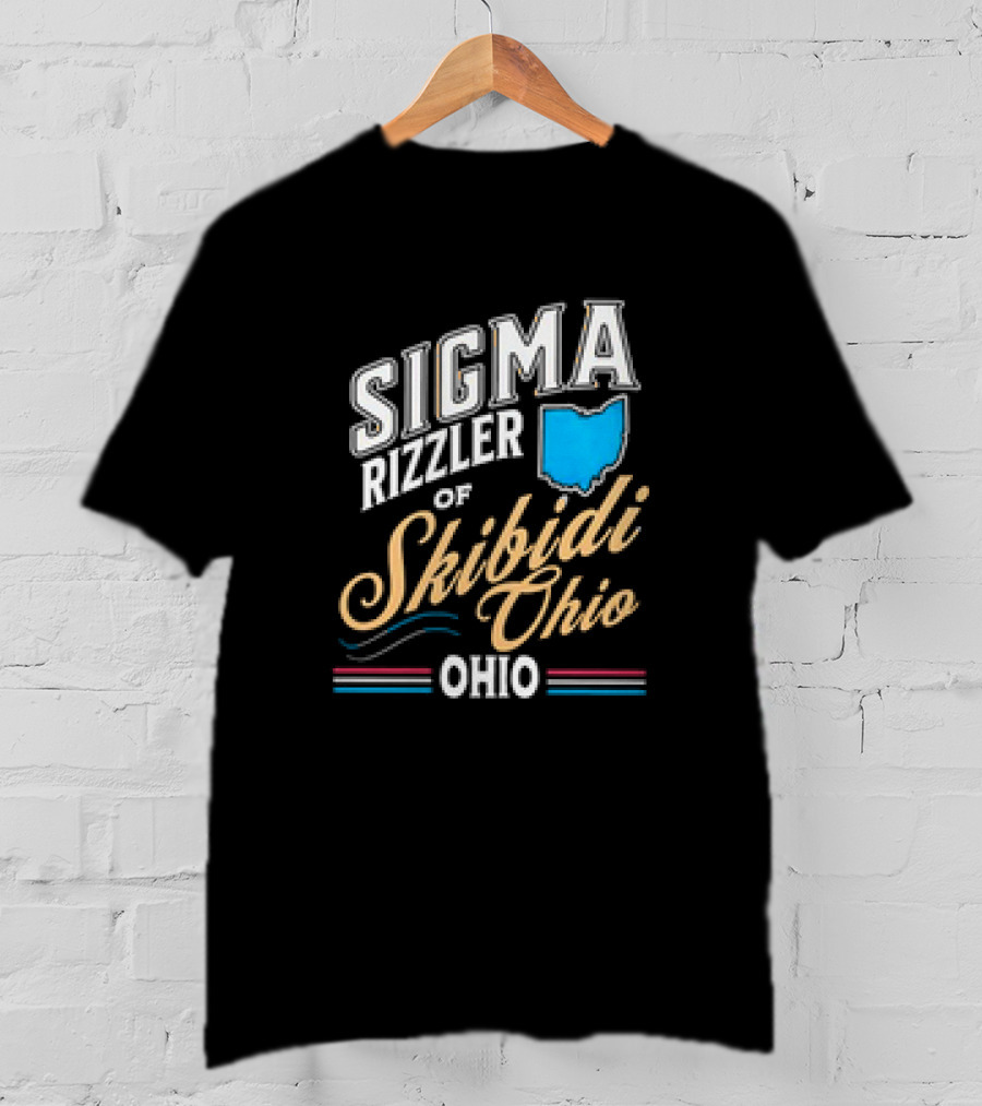 Sigma Rizzler Skibidi Ohio Map T-Shirt