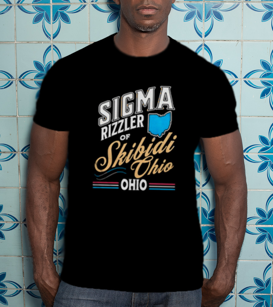 Sigma Rizzler Skibidi Ohio Map T-Shirt