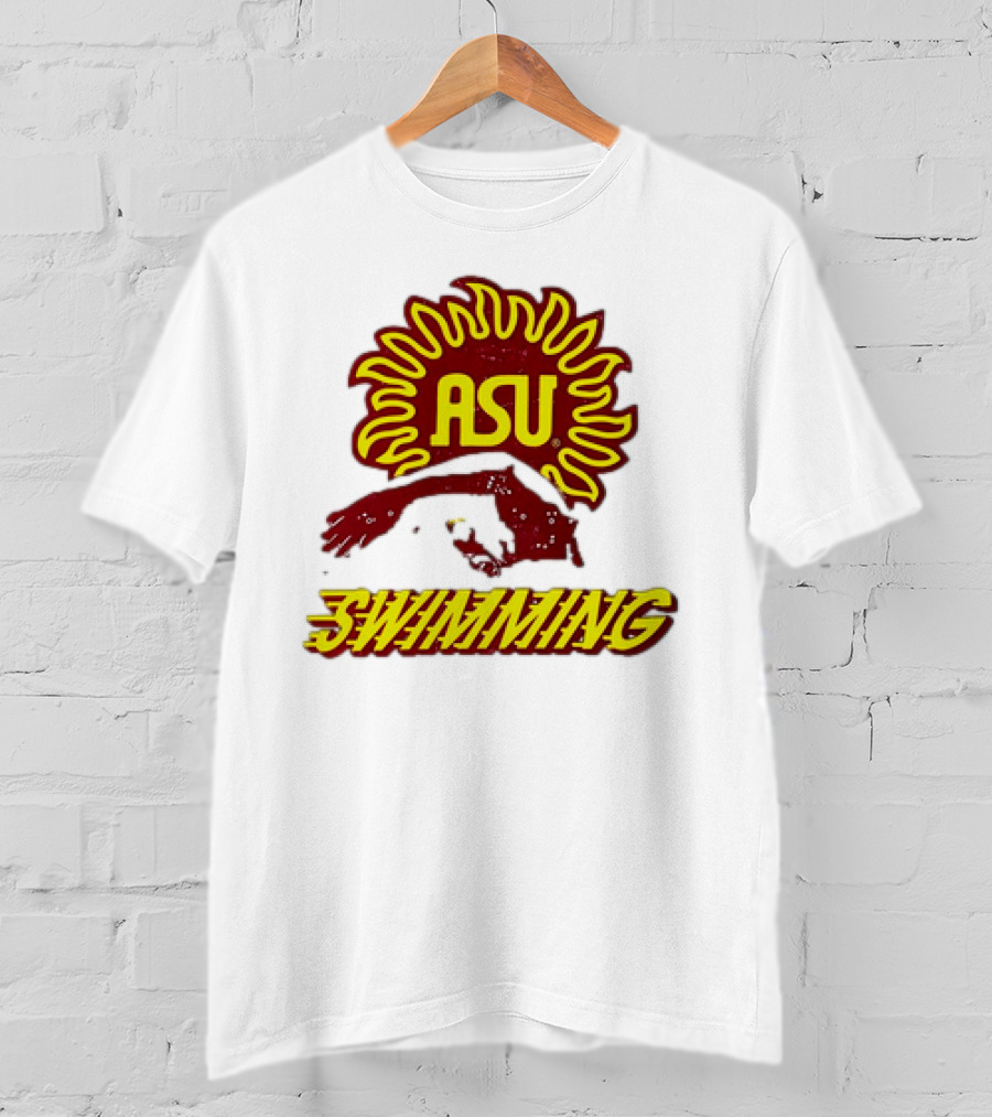 ASU Swimming Sun Devil Logo Dive Team T-Shirt
