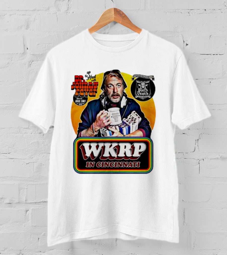 Dr Johnny Fever WKRP In Cincinnati Rock And Roll James Coffee Radio Mug T-Shirt