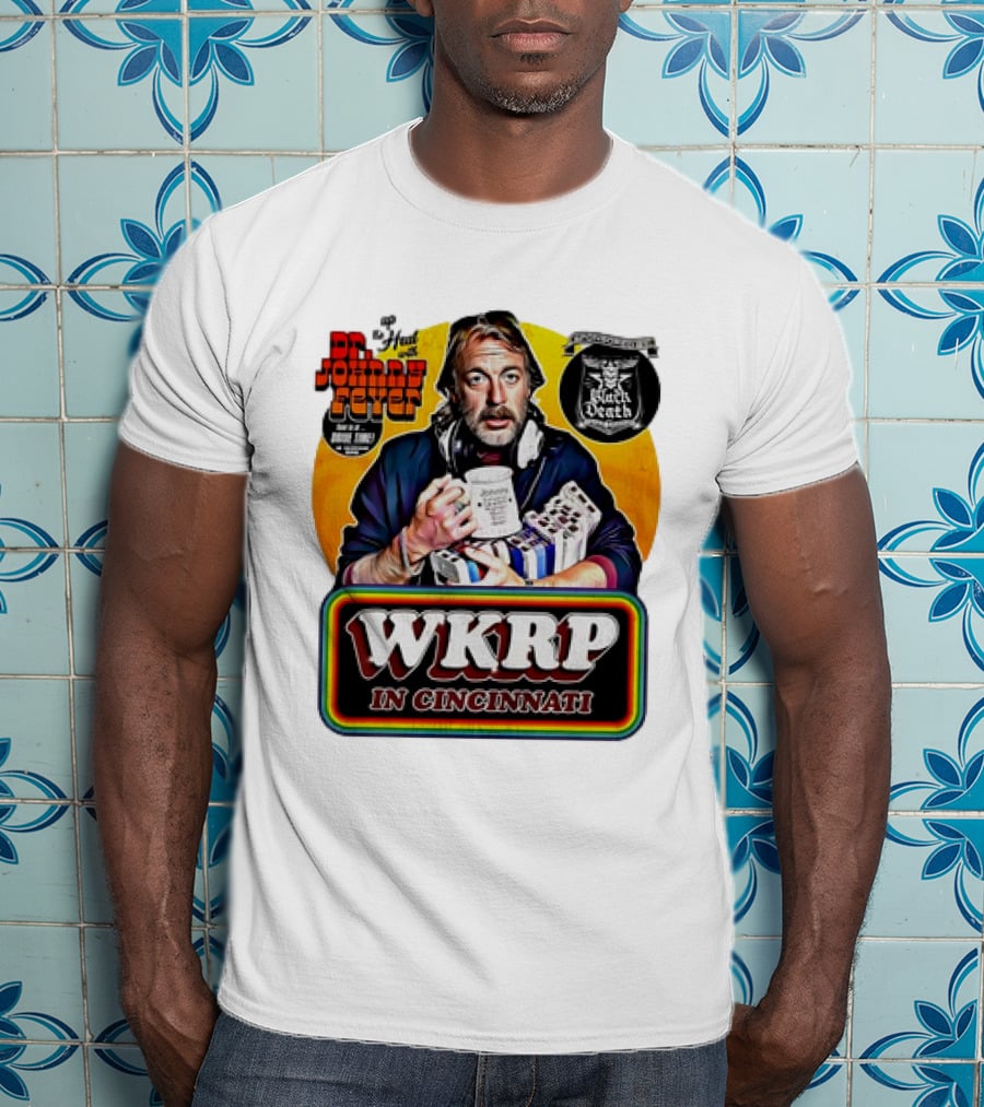 Dr Johnny Fever WKRP In Cincinnati Rock And Roll James Coffee Radio Mug T-Shirt