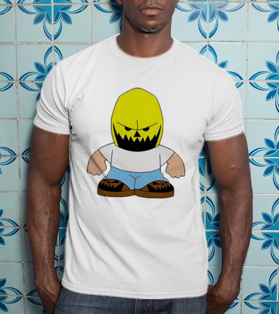 Dude Babbitt Revived Yellow Masked Cartoon Character T-Shirt