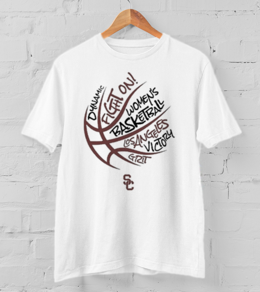 Dynamic Fight On USC Women’s Basketball Los Angeles Victory Grit T-Shirt
