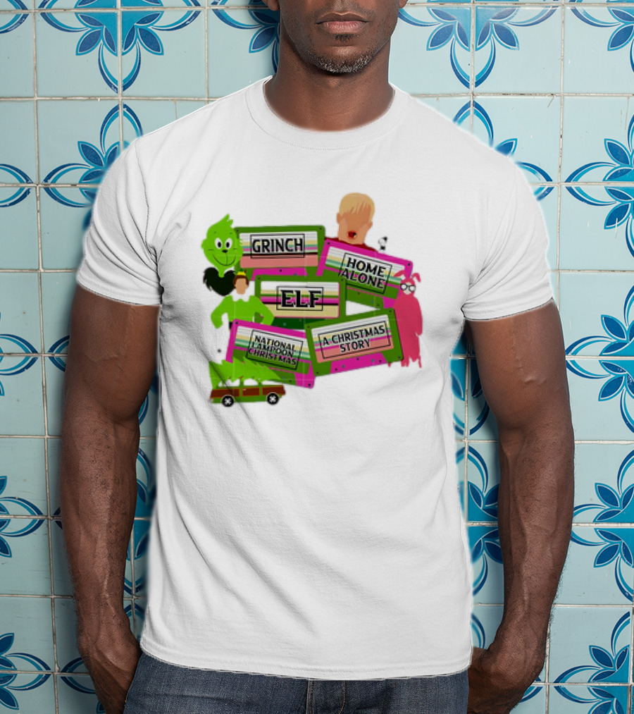 Grinch Home Alone Elf National Lampoon Christmas Story T-Shirt