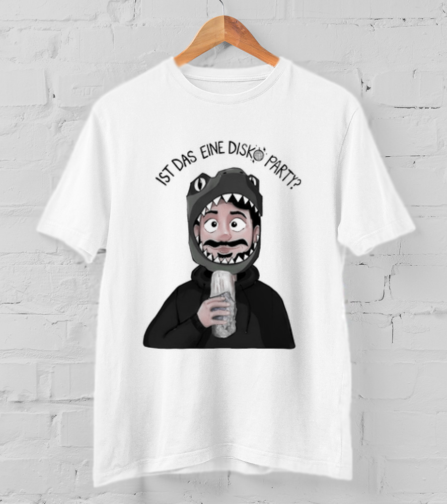 Ist Das Eine Disko Party Dinosaurier Kostüm Mann Essen T-Shirt