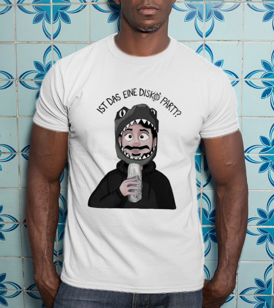 Ist Das Eine Disko Party Dinosaurier Kostüm Mann Essen T-Shirt