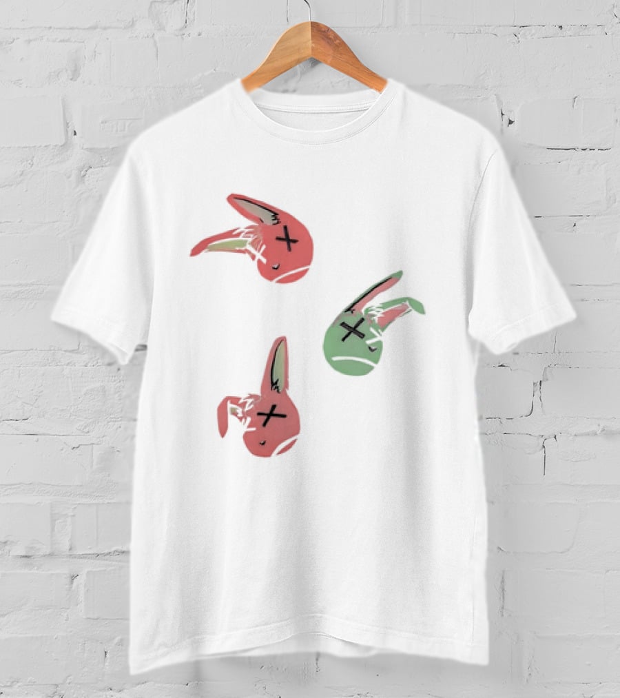 Lucky Rabbit Squad Duck Season Pastel Bunny Heads T-Shirt