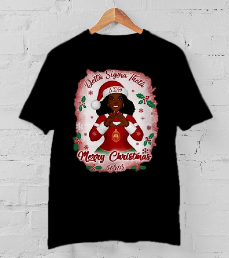 Delta Sigma Theta Merry Christmas Soror T-Shirt